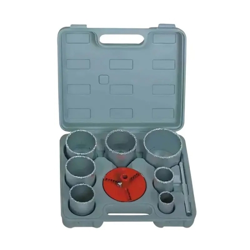 9PC Tungsten Carbide Gritted Hole Saw Kit
