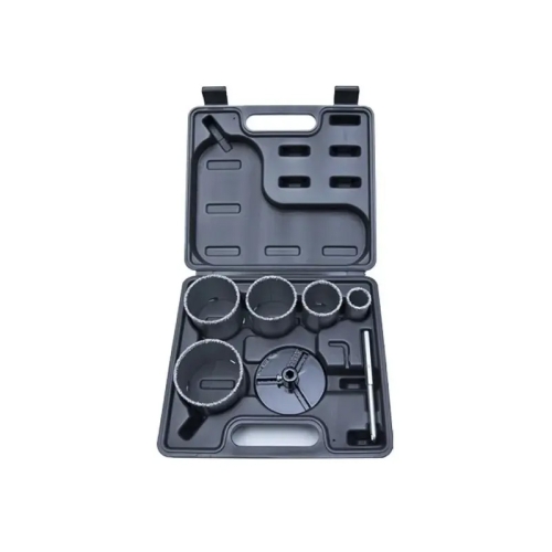 Tungsten Carbide Gritted Hole Saw Kit 7PC